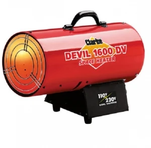 Clarke Devil 1600DV Propane Heater - Dual Voltage 1 Clarke Devil 1600DV Propane Heater - Dual Voltage