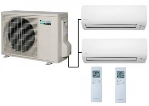 Daikin 2MXM50A Outdoor Unit - 2 Indoor Units 1 Daikin 2MXM50A Outdoor Unit - 2 Indoor Units