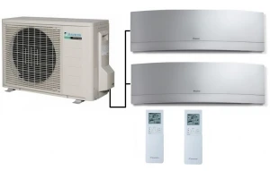 Daikin 2MXM40A Outdoor Unit - 2 Emura Indoor Units 1 Daikin 2MXM40A Outdoor Unit - 2 Emura Indoor Units