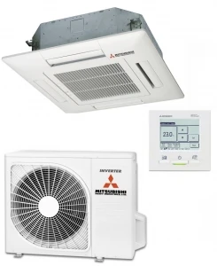 Mitsubishi FDT100VH Cassette Air Heat Pump