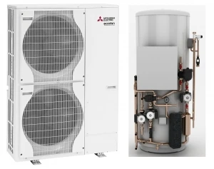 Mitsubishi Electric Ecodan PUZ-HWM140VHA - With Hot Water Cylinder 1 Mitsubishi Electric Ecodan PUZ-HWM140VHA - With Hot Water Cylinder