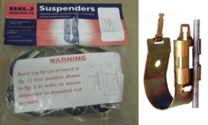 BBJ - Type 2 Pipe Clips 1 BBJ - Type 2 Pipe Clips